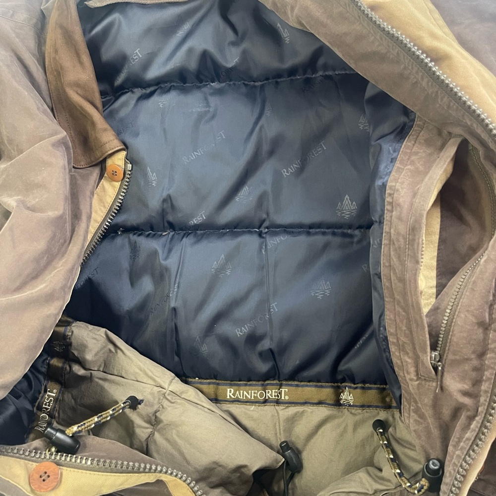 Rainforest Men's Brown Down Feather Jacket - image 6